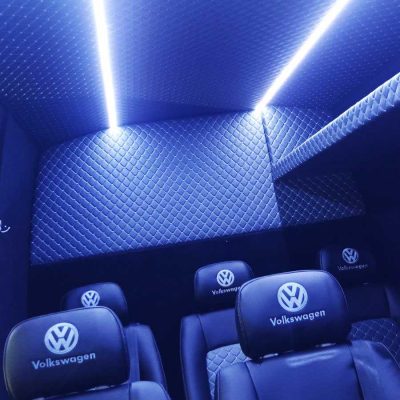 перетяжка салона Фольксваген Крафтер у базі Лонг